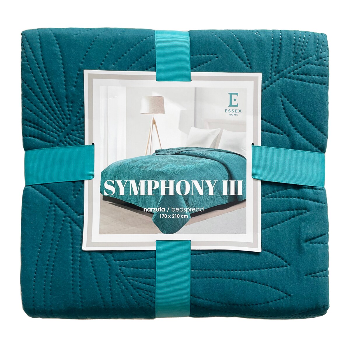 Jednokolorowa narzuta na łóżko Symphony III 170x210 cm