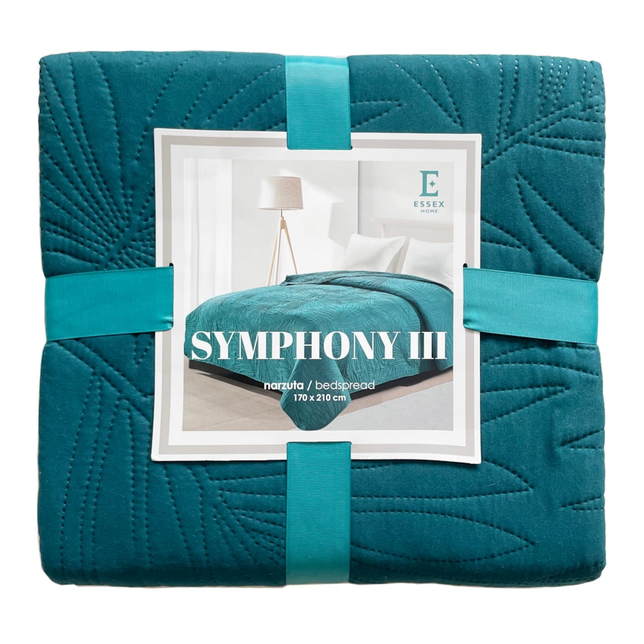 Jednokolorowa narzuta na łóżko Symphony III 170x210 cm
