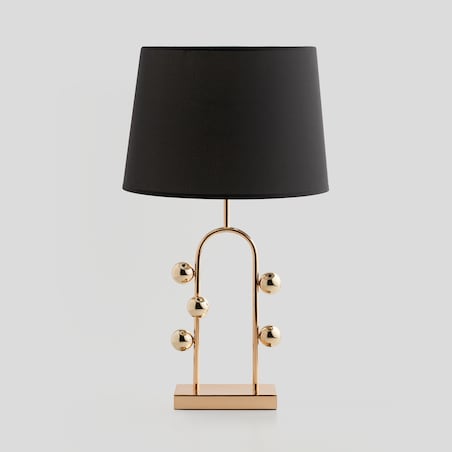 Noni lampa stołowa z metalową podstawą