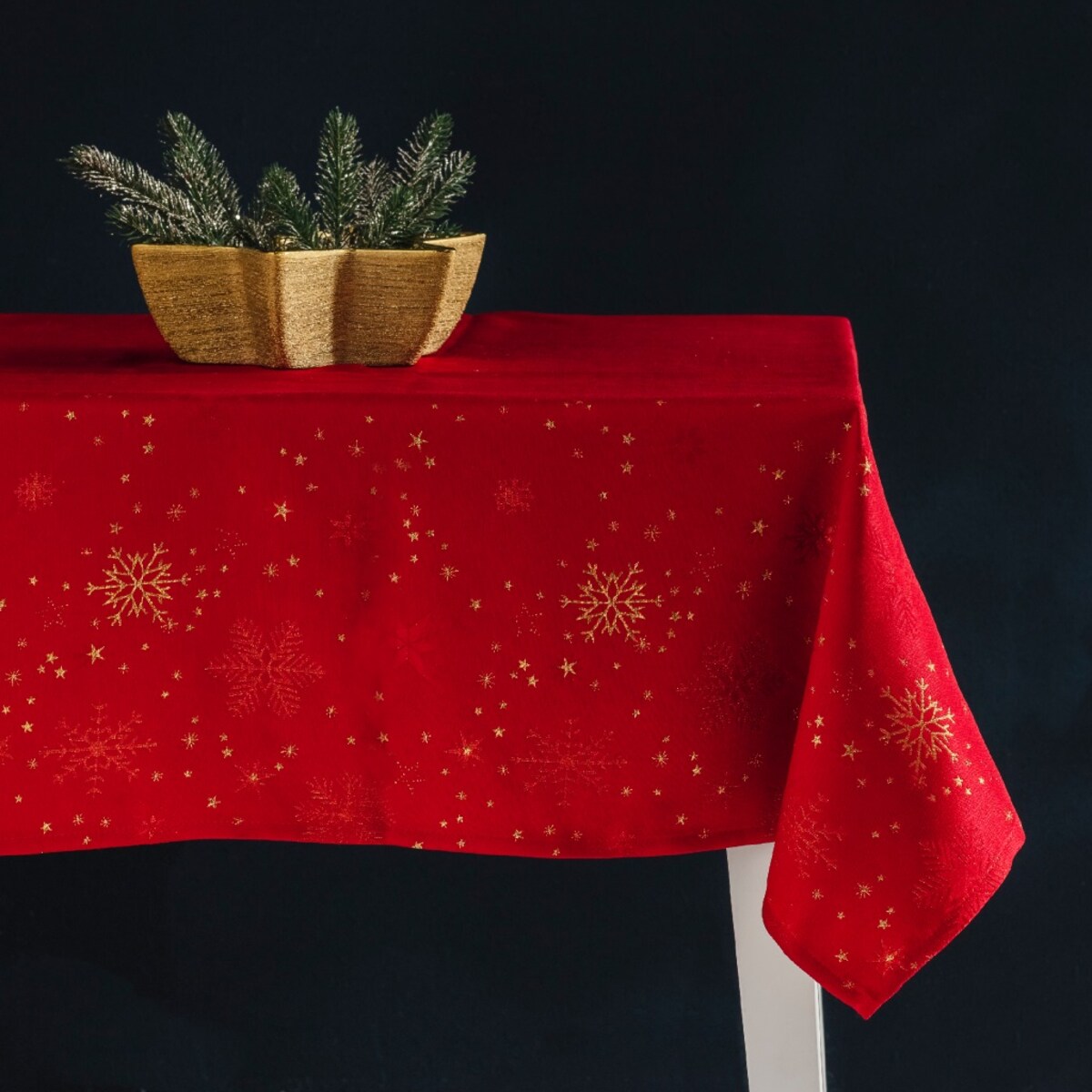 Obrus Żakardowy Frosti Star 150x220