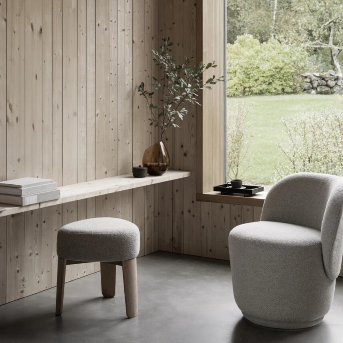 Fotel obrotowy KUON, 71 x 65 x 63 cm, Blomus