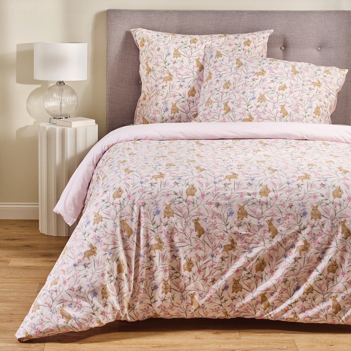 Pościel Bawełniana Kirossi 200x220 cm z motywem królika