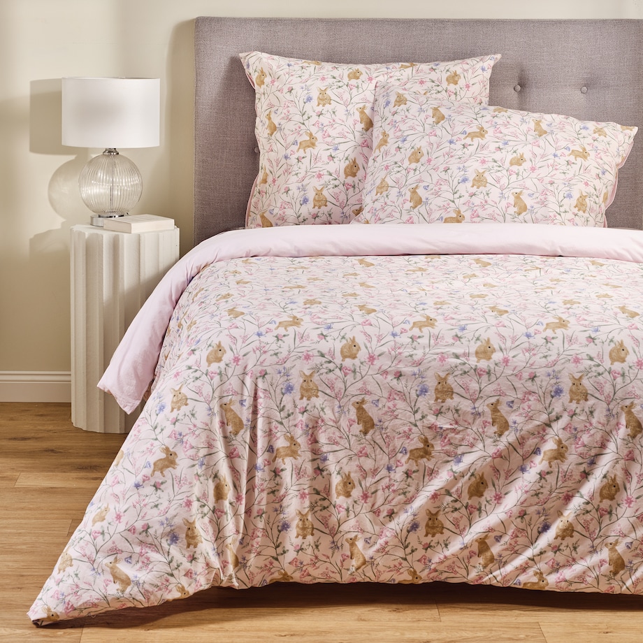 Pościel Bawełniana Kirossi 200x220 cm z motywem królika