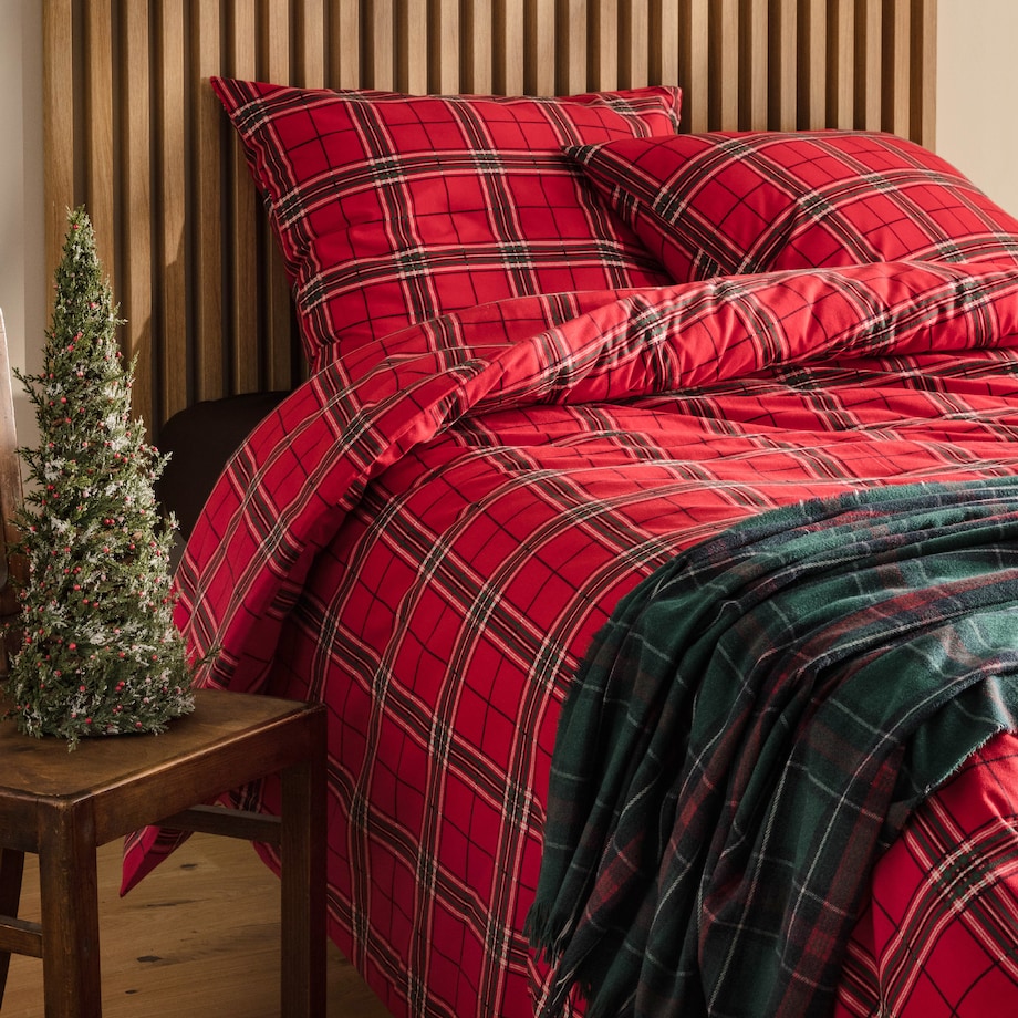 Pościel Flanelowa Tartane 160x200 cm