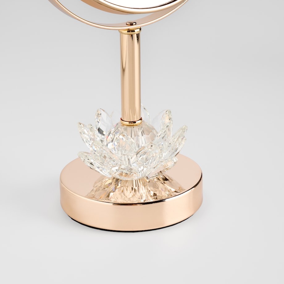 Lustro stojące Cristal shine z motywem kwiatowym