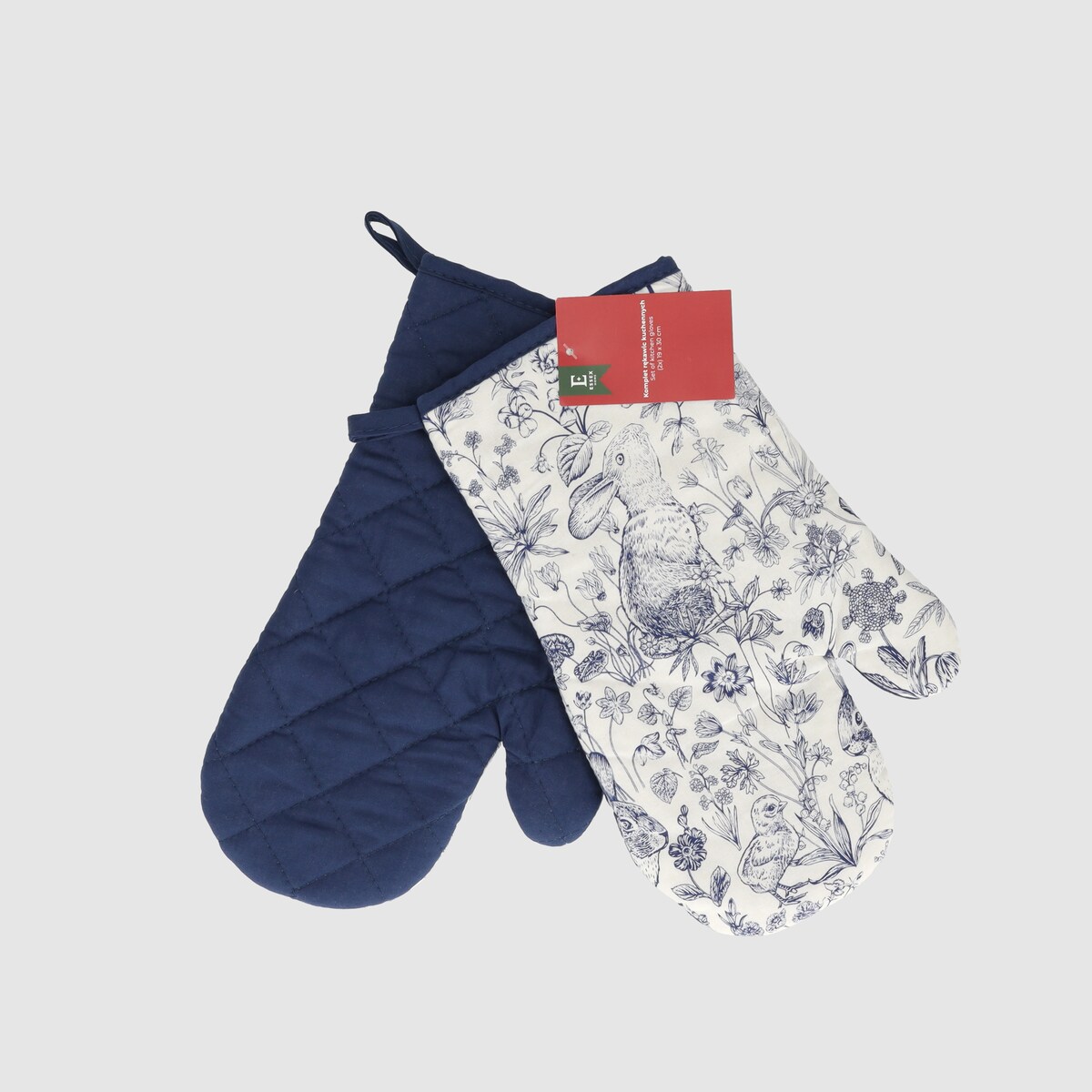 Komplet Rękawic Kuchennych Blue bunny 19x30 cm