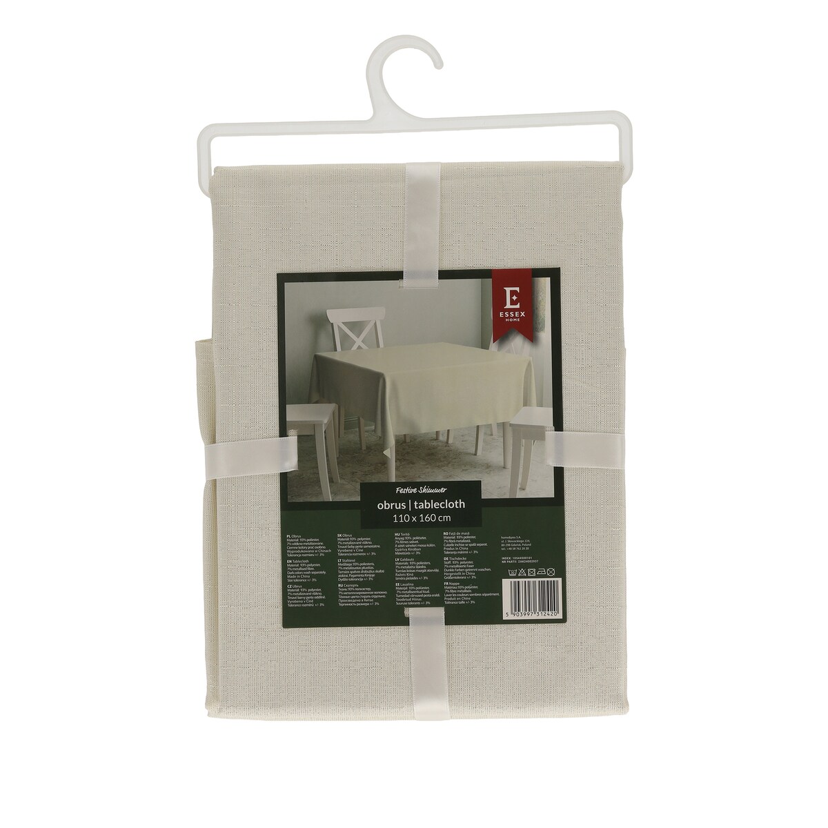 Obrus Żakardowy Festive Shimmer 110x160 cm