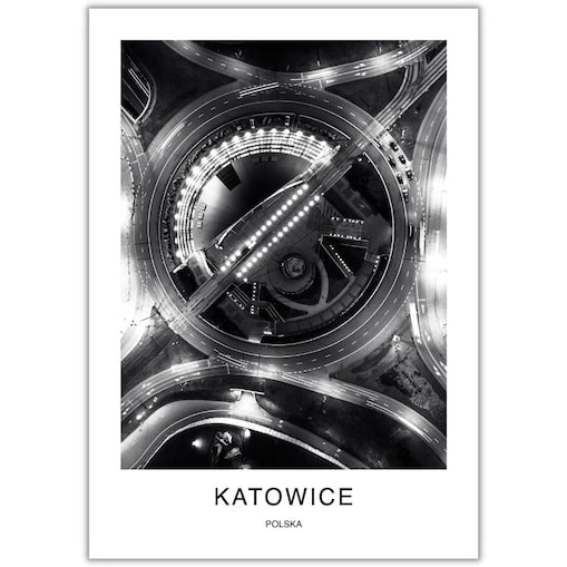 plakat katowice 70x100