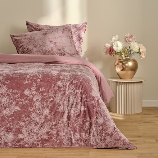 Komplet pościeli welwetowej Florcia 160x200 cm z 2 poszewkami 70x80