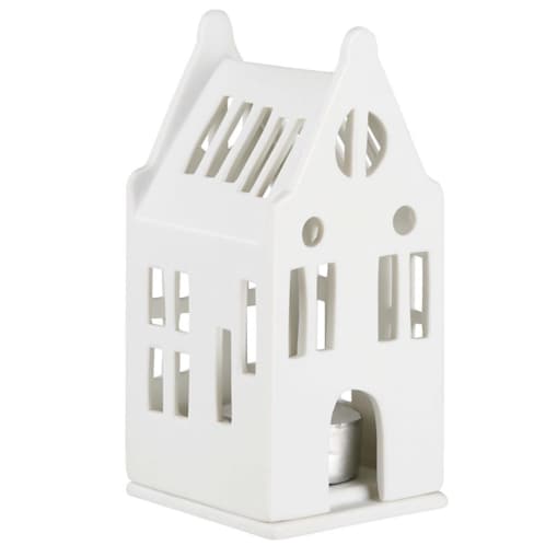 Lampion Domek Dwór, 6 x 6 x 12.5 cm, Raeder