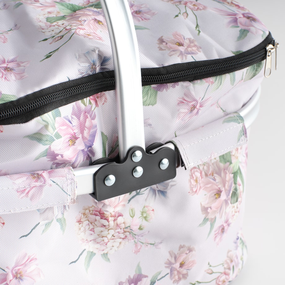 Kosz Zakupowy Tensianis 28x42 cm z motywem kwiatowym