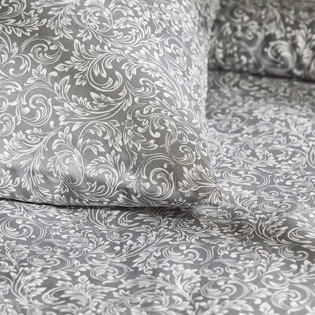 Pościel z bawełny satynowej Dovitteli 160x200 cm z motywem arabeski