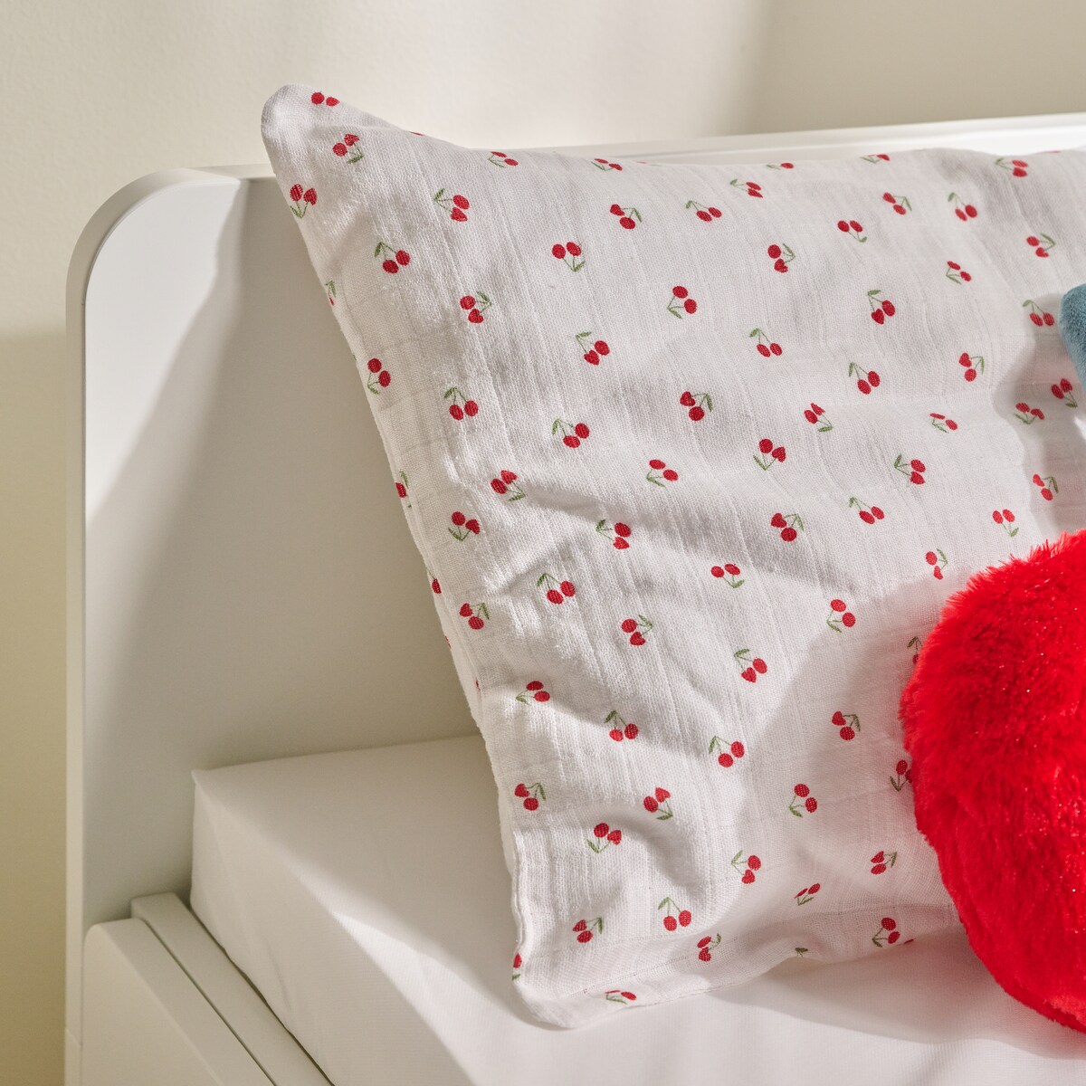 Pościel Muślinowa Cherries 100x135 cm z motywem owoców