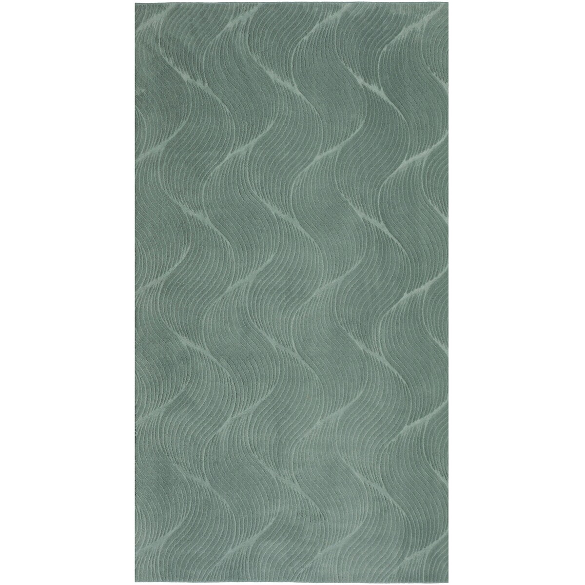 Dywan nowoczesny Sater Fala 80x150 cm e-floor OEKO-TEX szarozielony