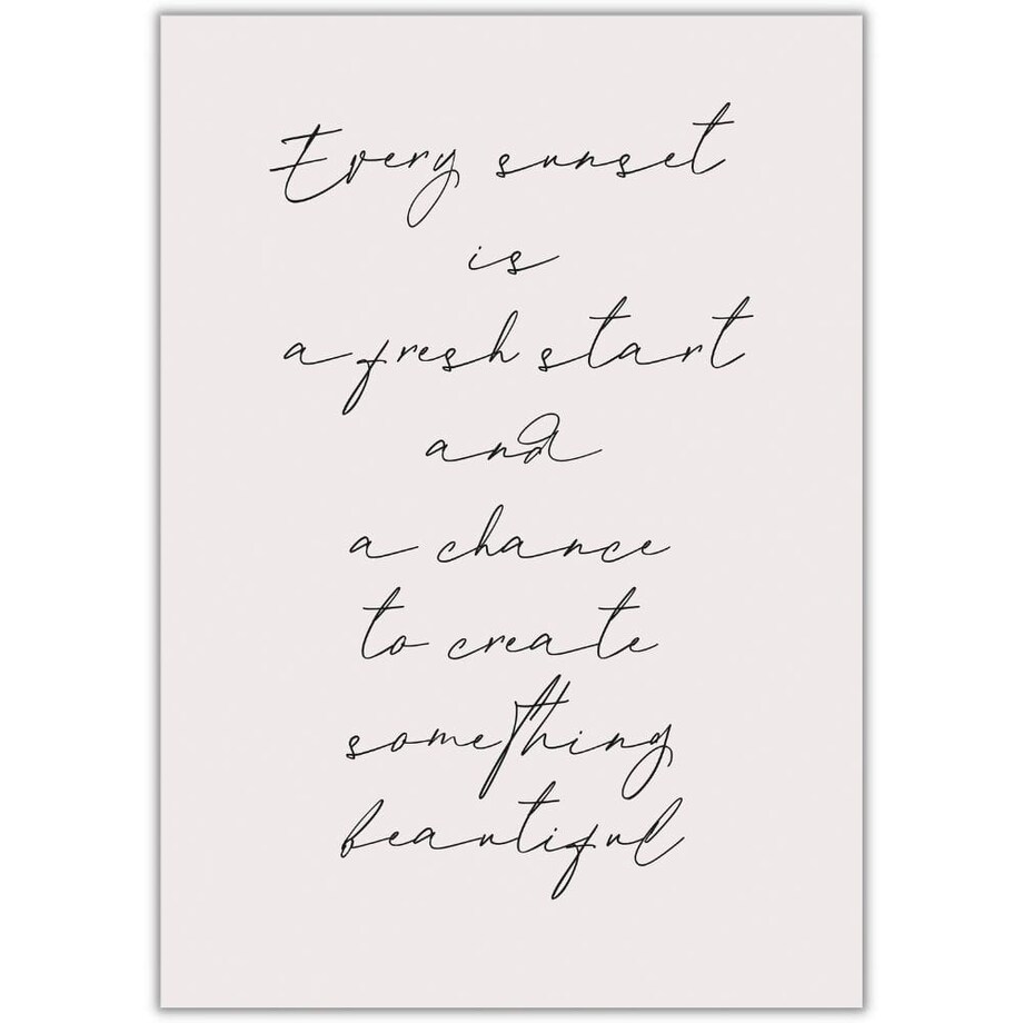 plakat sunset 30x40 cm