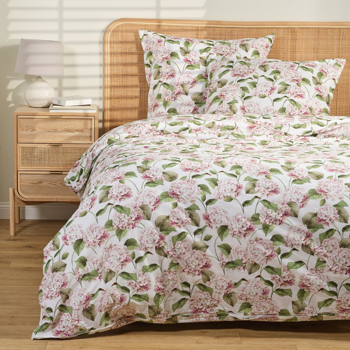 Pościel Bawełniana Tensia 160x200 cm z motywem kwiatowym