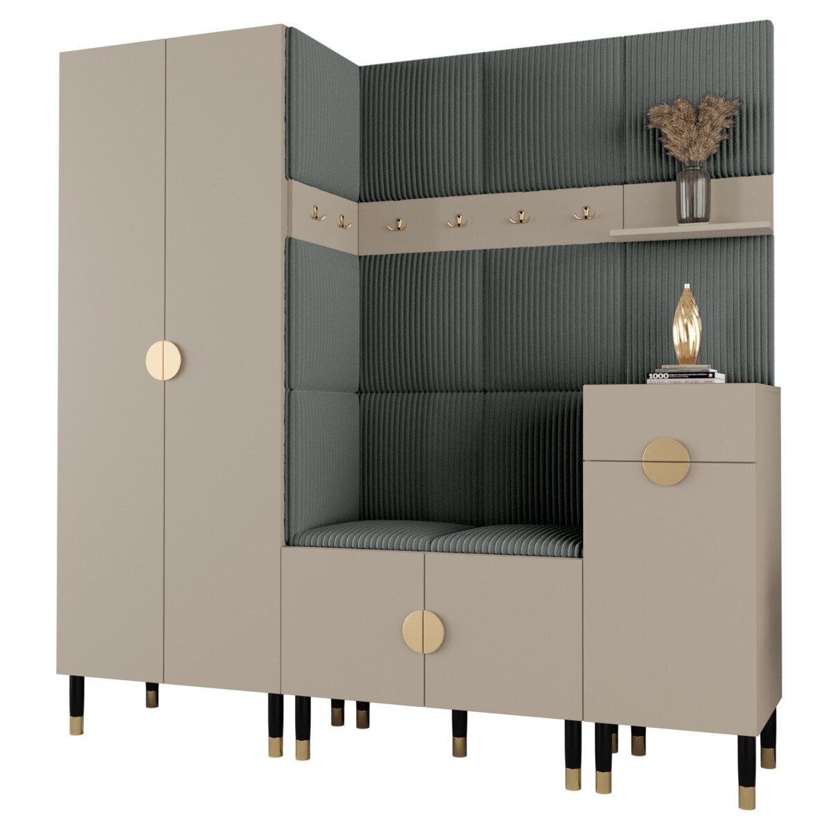 Garderoba do przedpokoju Abiks PALERMO 1 kaszmir+poso60