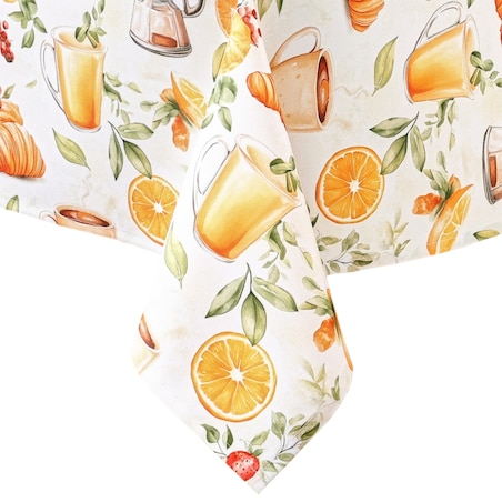 Obrus plamoodporny włoskie śniadanie - 120x180 cm - wielokolorowy