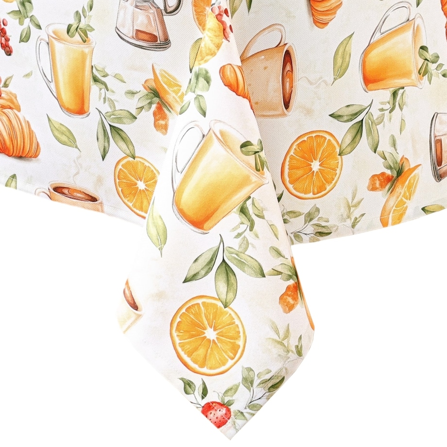 Obrus plamoodporny włoskie śniadanie - 120x180 cm - wielokolorowy