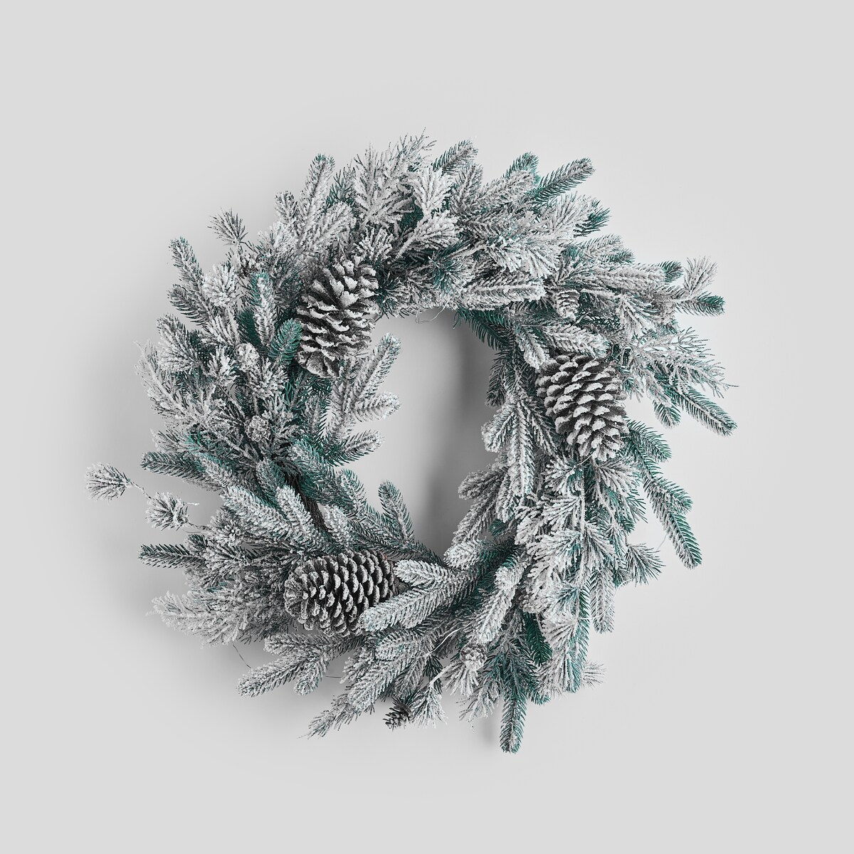 Wianek Led Rovice z motywem roślinnym