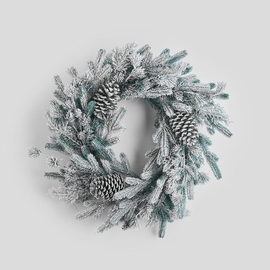 Wianek Led Rovice z motywem roślinnym