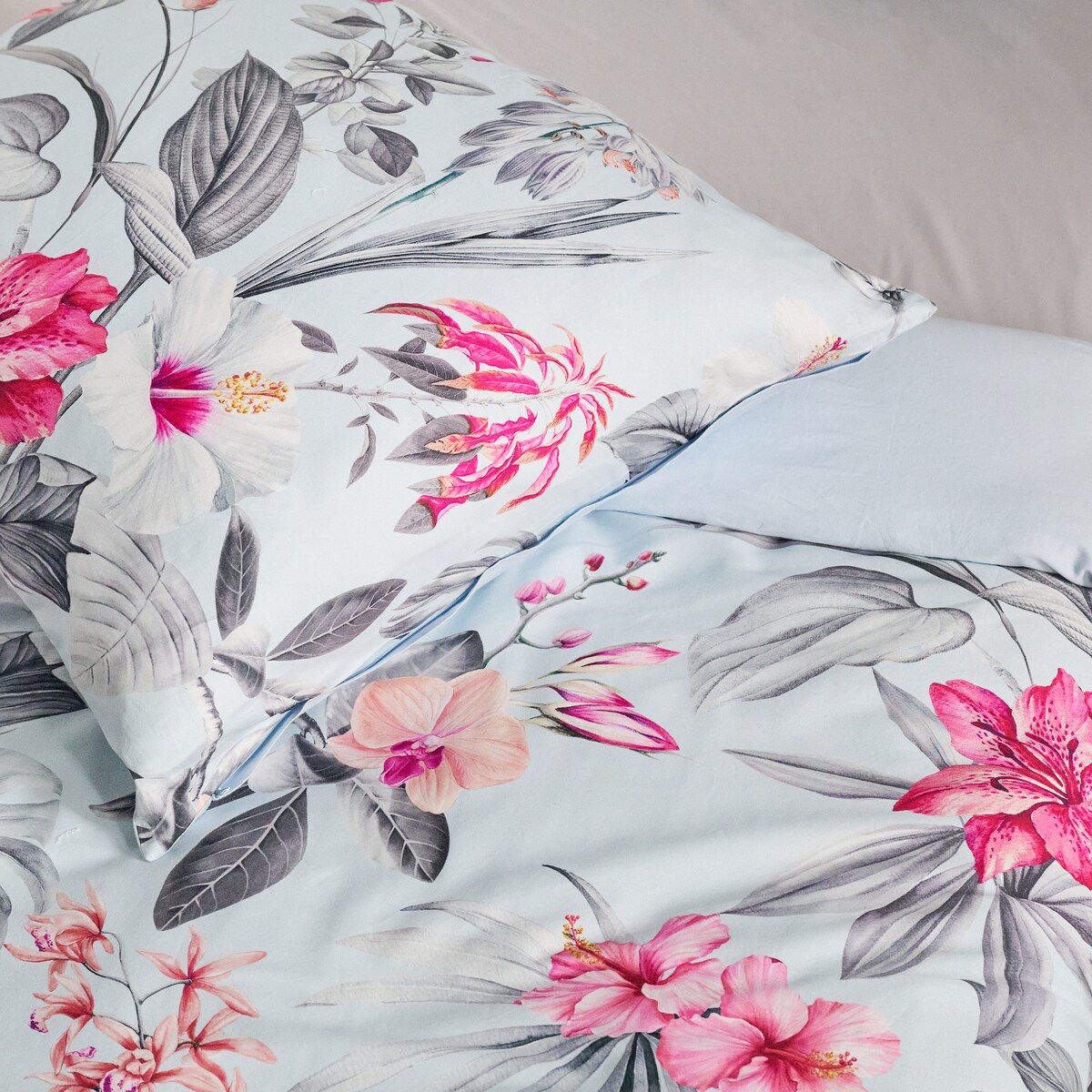 Pościel z bawełny satynowej Aloho 160x200 cm