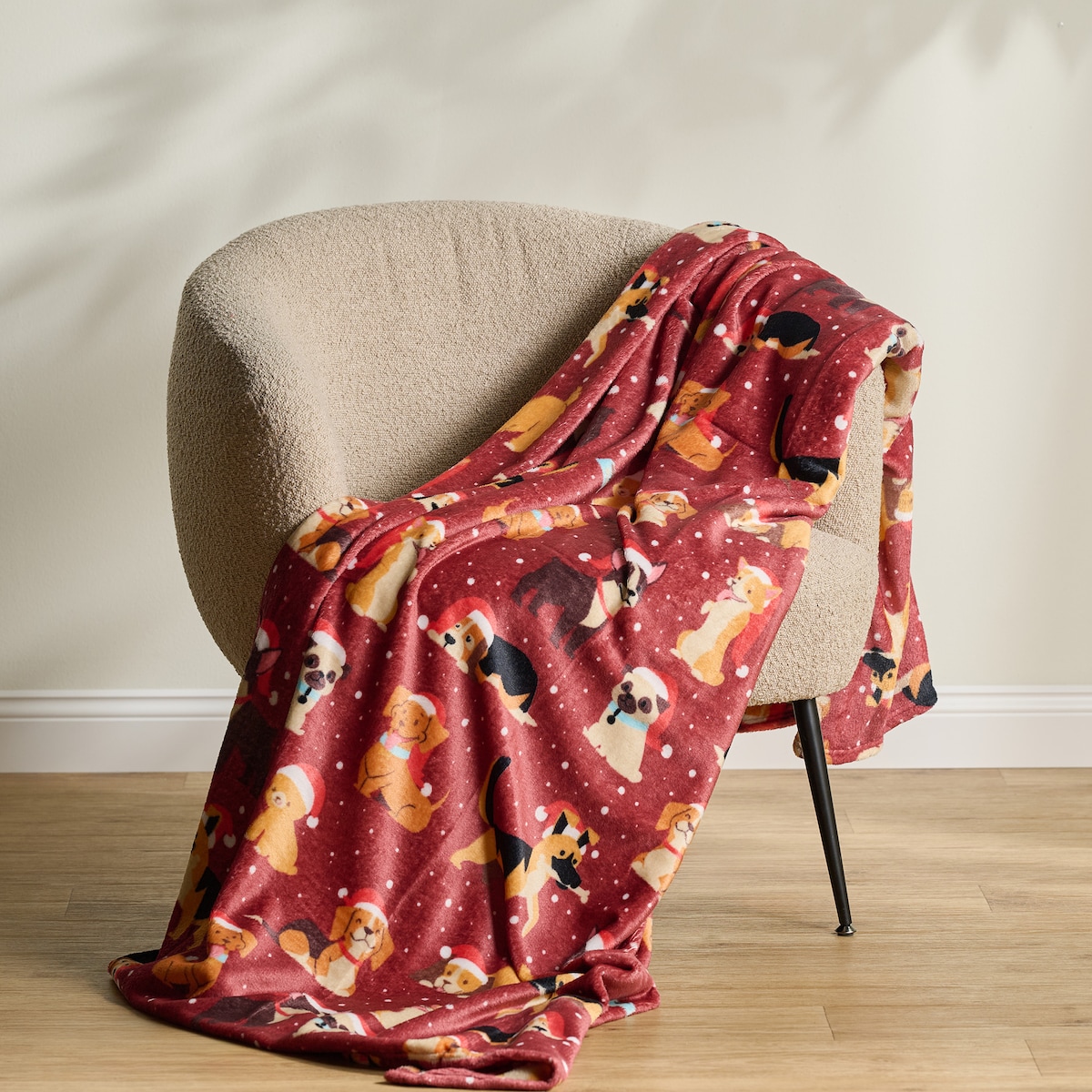 Drukowany koc Winter Fellows 150x200 cm