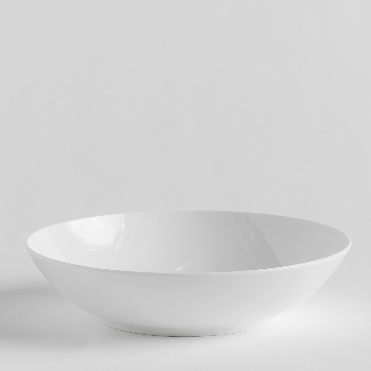 Klasyczny Talerz Głęboki z Porcelany Kostnej Bianco