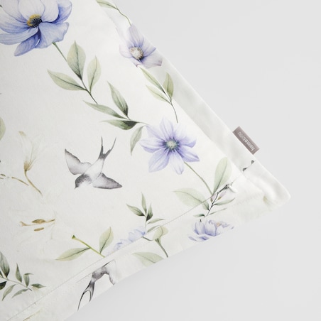 Poszewka z nadrukiem Serafino 45x45 cm z motywem kwiatowym