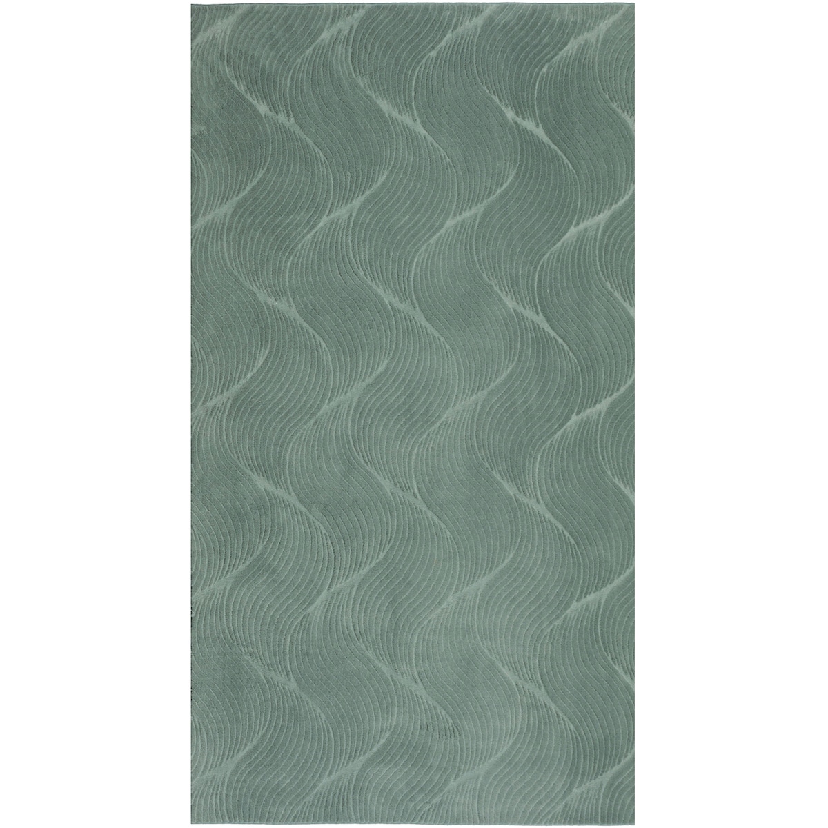 Dywan nowoczesny Sater Fala 80x150 cm e-floor OEKO-TEX szarozielony