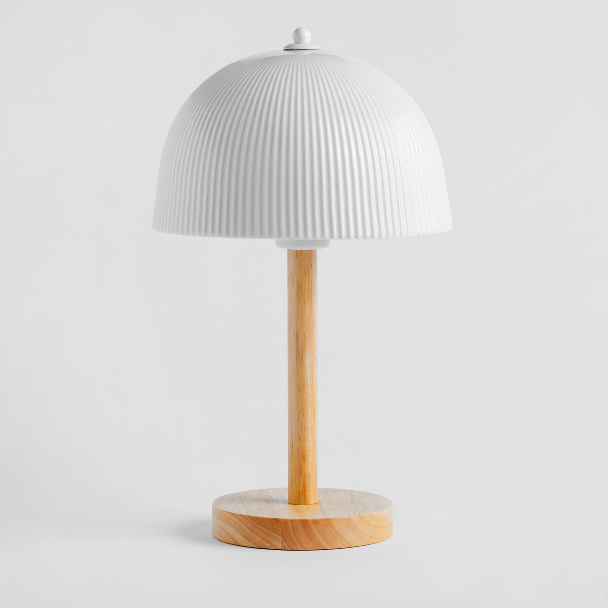 Lampa Stołowa z Drewnianą Podstawą Acordis