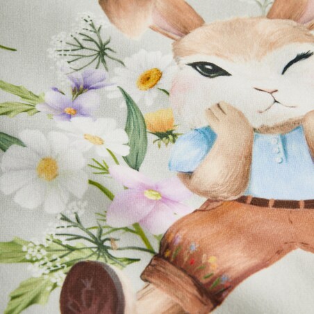 Bieżnik z nadrukiem Emi 35x180 cm z motywem królika