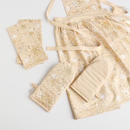 Fartuch Snowf 142x90 cm z motywem śnieżynki