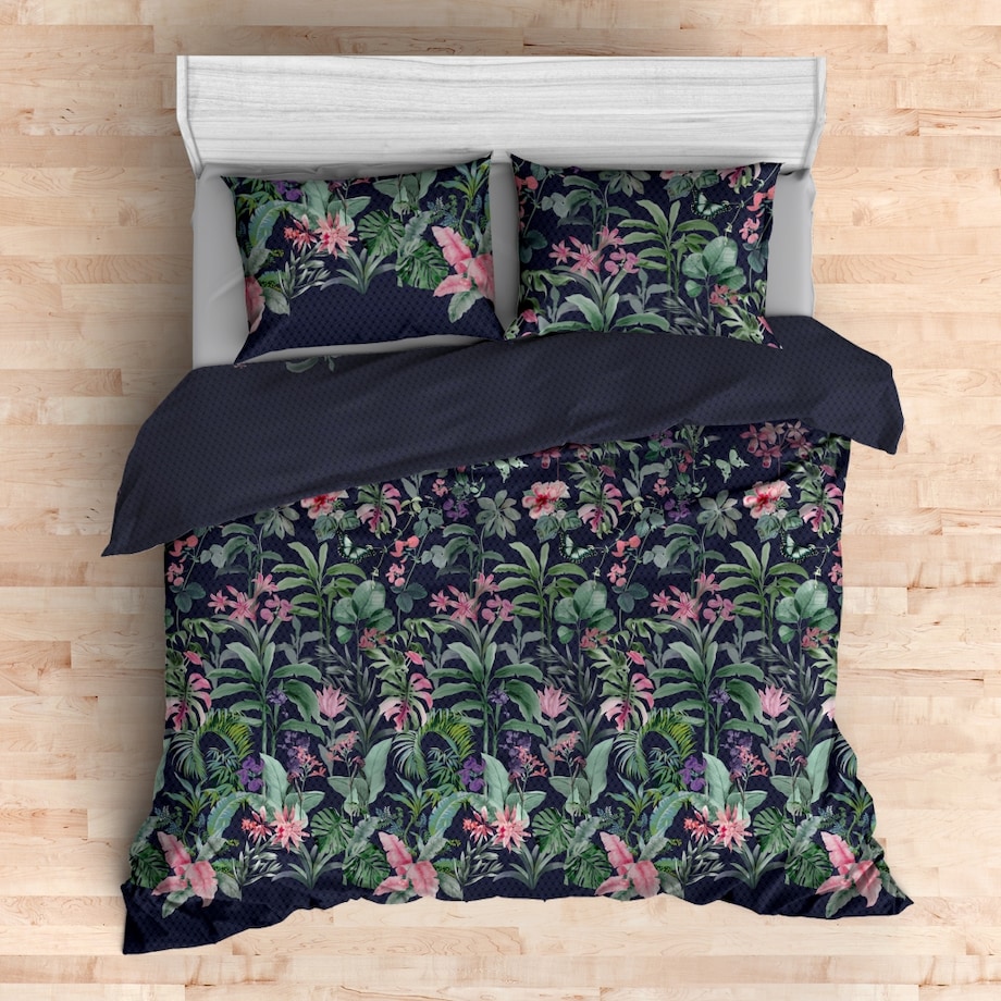 Pościel z Bawełny Satynowej Monstera 200x220