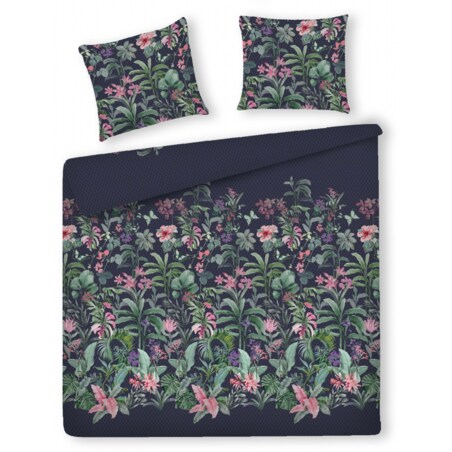 Pościel z Bawełny Satynowej Monstera 200x220