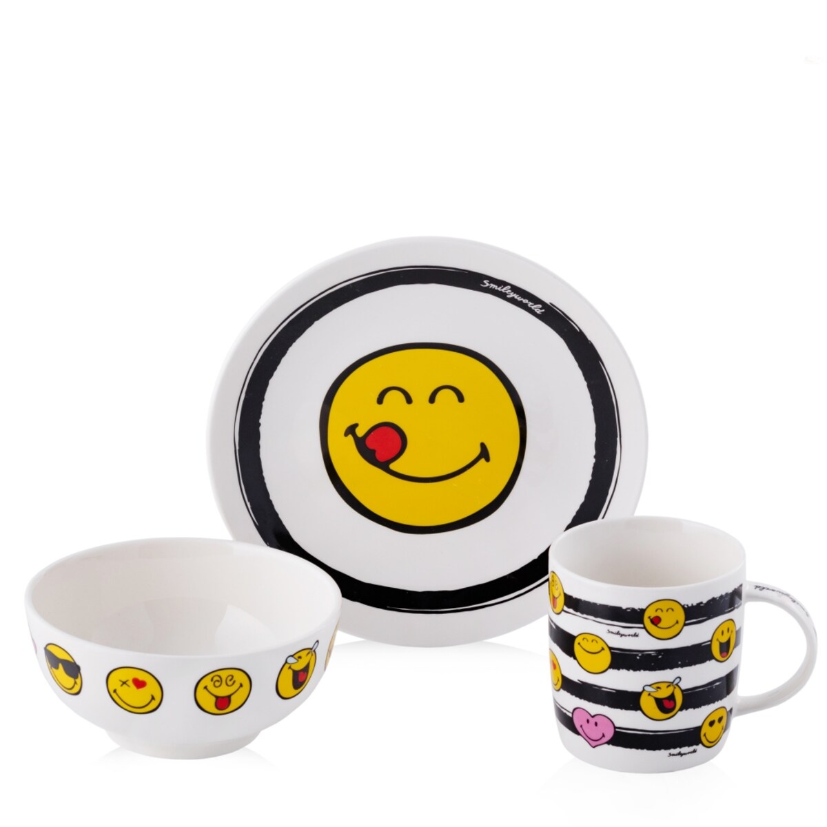 Komplet Śniadaniowy Smiley
