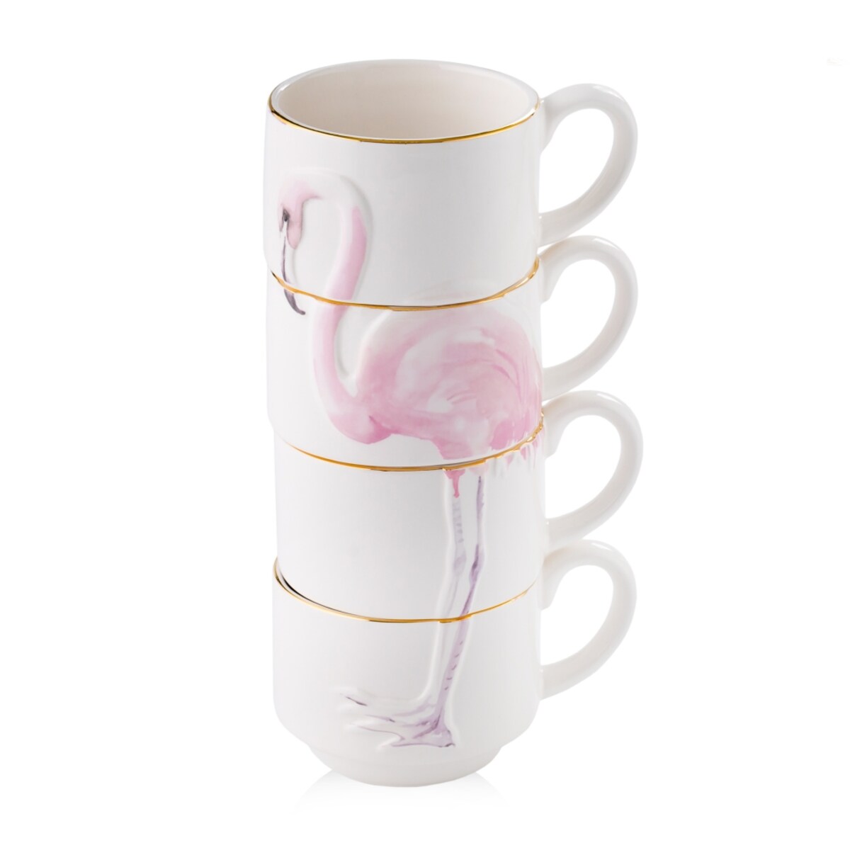 Komplet Kubków Flamingos