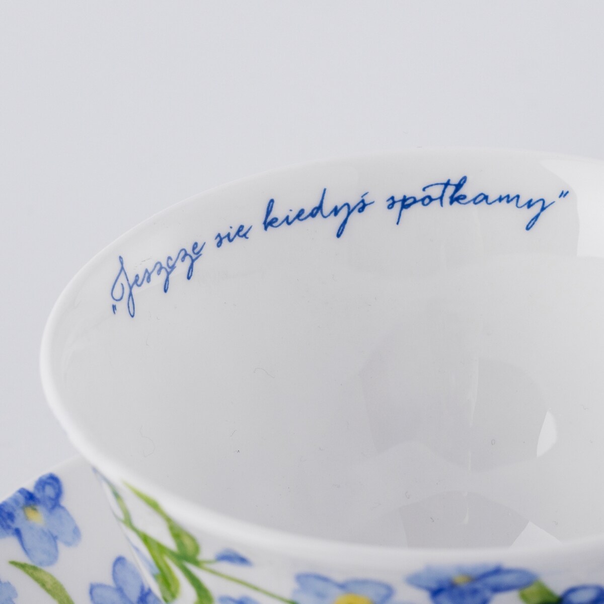 Filiżanka Ze Spodkiem Forget Me Not