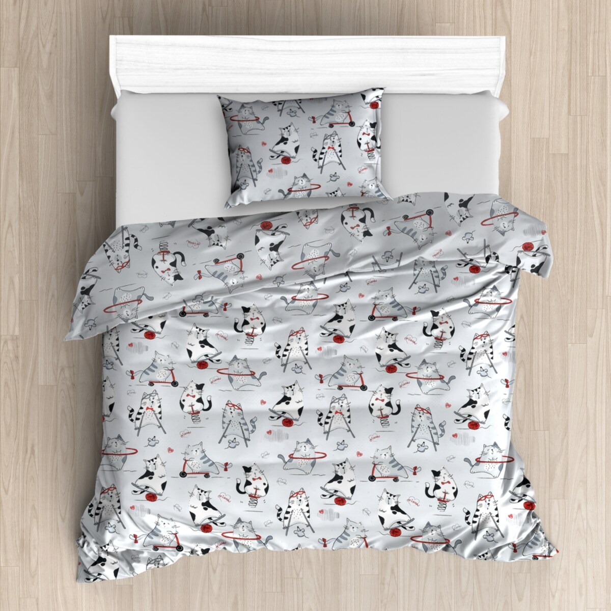 Pościel z Mikrofibry Playcat 160x200