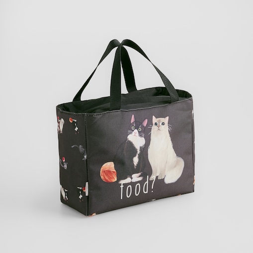Torba Na Lunch Gattino 15x30 cm z motywem zwierzęcym