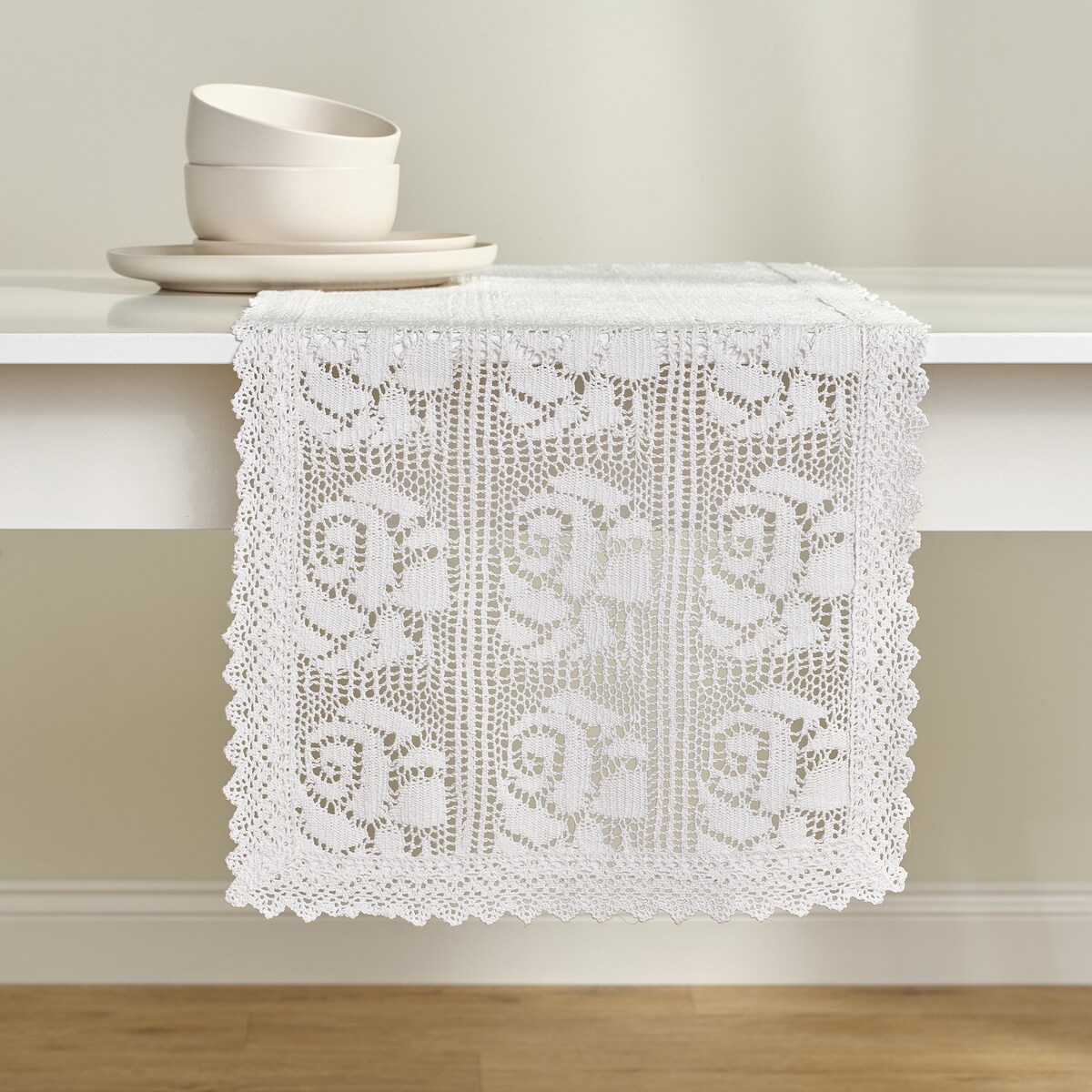 Bieżnik koronkowy Folk2 35x180 cm
