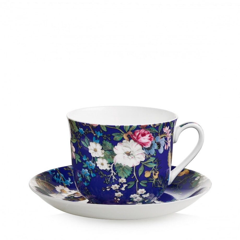 Filiżanka Ze Spodkiem Maxwell Midnight Blossom