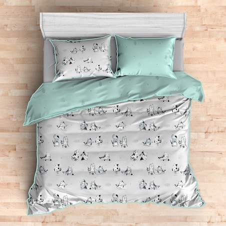 Pościel Z Bawełny Satynowej Dogicat 160x200