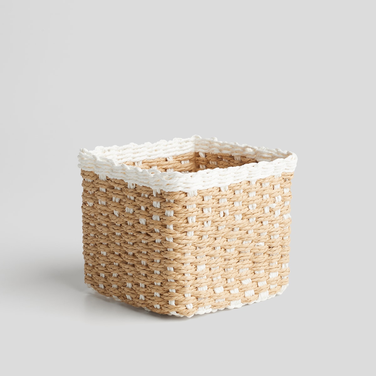 Koszyk do przechowywania z papierowej wikliny walton