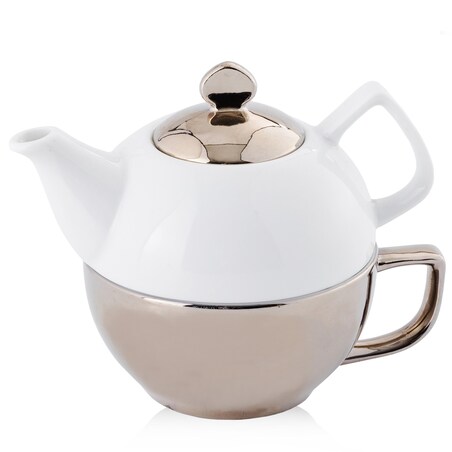 Czajniczek Z Filiżanką Silverso