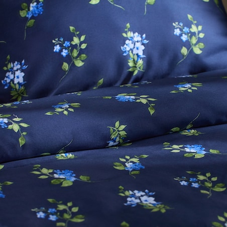 Pościel z bawełny satynowej Pateka 160x200 cm z wzorem kwiatowym