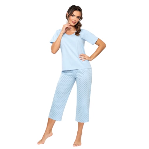 Piżama SKY 3/4 Niebieski, L