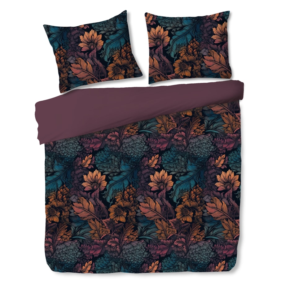 Pościel Z Mikrofibry Cosimira 200x220 cm z motywem liściastym