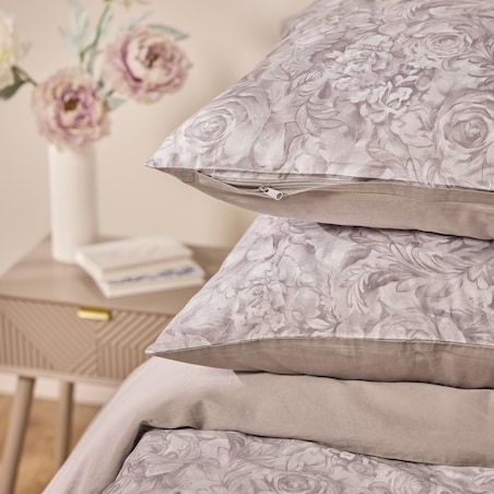 Komplet pościeli z bawełny satynowej Berzana 200x220 cm z 2 poszewkami 70x80