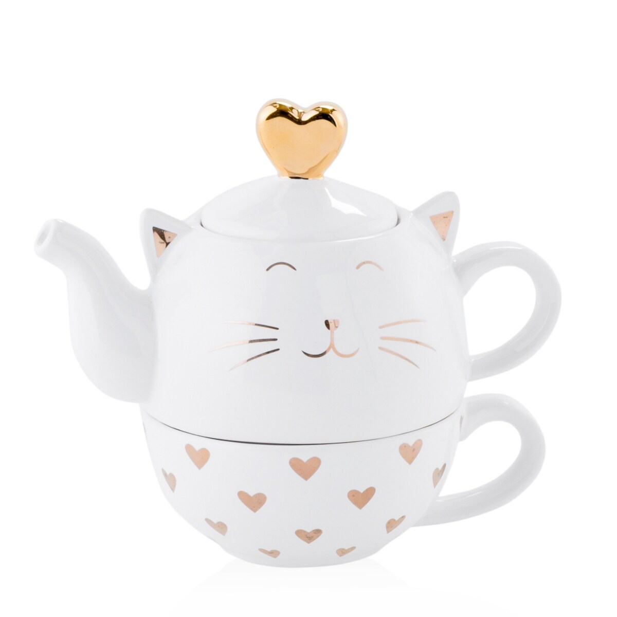 Czajniczek Z Filiżanką Cat Love